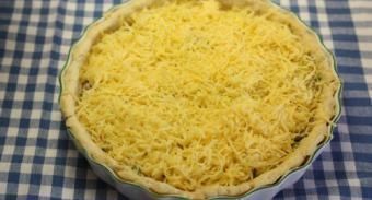 Пирог «Курино-грибной жульен» — инструкция по приготовлению, шаг 3