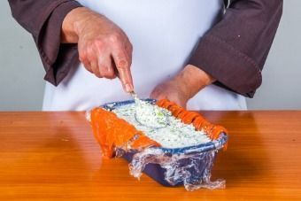 Творожный террин с лососем — инструкция по приготовлению, шаг 7