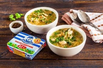 Куриный суп с шампиньонами — инструкция по приготовлению, шаг 8