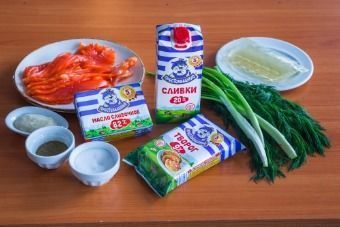 Творожный террин с лососем — инструкция по приготовлению, шаг 1