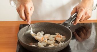 Тыквенный суп с креветками — инструкция по приготовлению, шаг 5