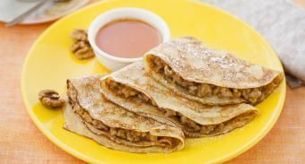 Блины с орехами и медом — инструкция по приготовлению, шаг 5