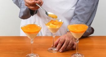 Имбирная панакотта с мандариновым желе — инструкция по приготовлению, шаг 9