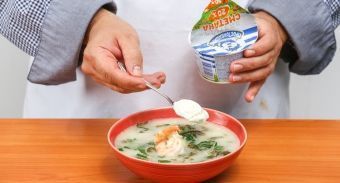 Зеленые щи с креветками — инструкция по приготовлению, шаг 10