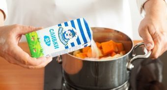 Тыквенный суп с креветками — инструкция по приготовлению, шаг 3