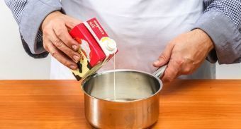 Имбирная панакотта с мандариновым желе — инструкция по приготовлению, шаг 3