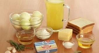 Классический луковый суп — инструкция по приготовлению, шаг 1