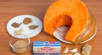 Пряная тыква запеченная в духовке — инструкция по приготовлению, шаг 1