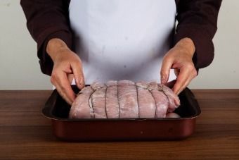 Рулет из индейки с печенкой — инструкция по приготовлению, шаг 11