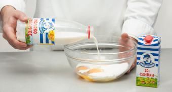 Толстые блинчики — инструкция по приготовлению, шаг 2