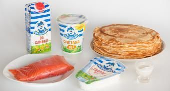 Блинчатый пирог с семгой — инструкция по приготовлению, шаг 1