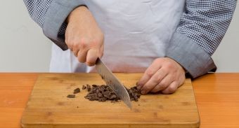 Панкейки на кефире с шоколадом — инструкция по приготовлению, шаг 3