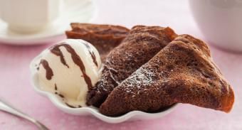 Шоколадные блинчики на кефире — инструкция по приготовлению, шаг 6