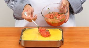 Лазанья с куриным филе и грибами — инструкция по приготовлению, шаг 7