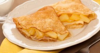 Блины с начинкой из ананаса — инструкция по приготовлению, шаг 5