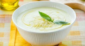 Суп-пюре из кабачков с сыром — инструкция по приготовлению, шаг 6