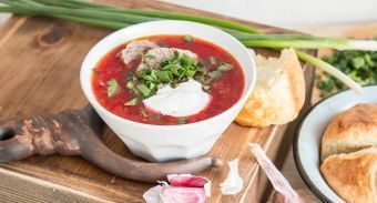 Кубанский борщ с пампушками — инструкция по приготовлению, шаг 18