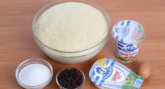 Ватрушки со сметанной заливкой — инструкция по приготовлению, шаг 1