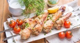 Шашлык из курицы на кефире — инструкция по приготовлению, шаг 10