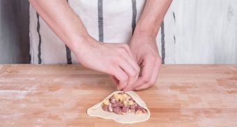 Эчпочмак по-татарски — инструкция по приготовлению, шаг 12