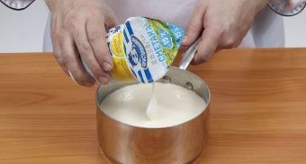 Пасха на топленом молоке — инструкция по приготовлению, шаг 3