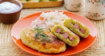 Картофельные котлеты с колбасой и сыром — инструкция по приготовлению, шаг 8