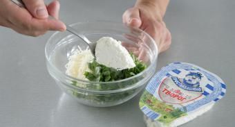 Пирог с кабачками и творогом — инструкция по приготовлению, шаг 3