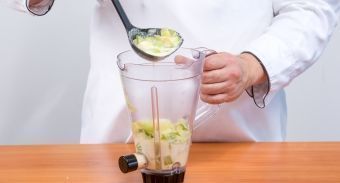 Суп-пюре из кабачков с сыром — инструкция по приготовлению, шаг 5