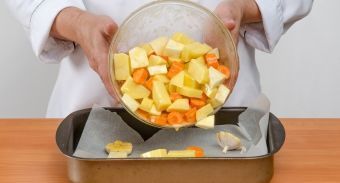 Овощи в медово-горчичном соусе — инструкция по приготовлению, шаг 5