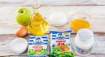 Сырники с яблоками — инструкция по приготовлению, шаг 1