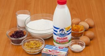 Кулич с сухофруктами — инструкция по приготовлению, шаг 1