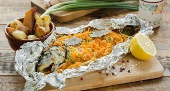 Лещ в фольге — инструкция по приготовлению, шаг 6
