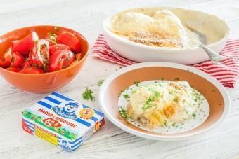 Куриные грудки, запеченные в соусе бешамель — инструкция по приготовлению, шаг 6