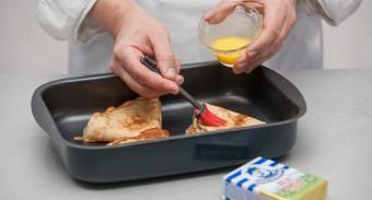 Блины с орехами и медом — инструкция по приготовлению, шаг 4