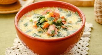 Сырный суп с форелью — инструкция по приготовлению, шаг 6