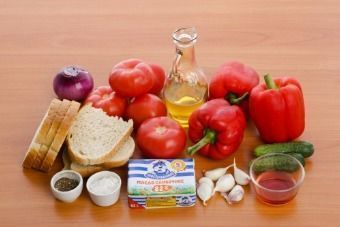 Гаспачо классический — инструкция по приготовлению, шаг 1