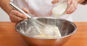 Песочный торт с ванильно-грушевым суфле — инструкция по приготовлению, шаг 3