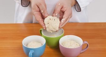 Куличи в чашках — инструкция по приготовлению, шаг 3