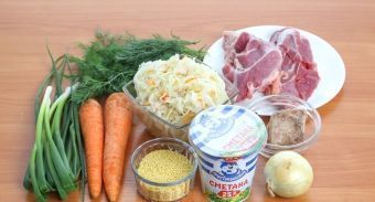 Марийские щи — инструкция по приготовлению, шаг 1