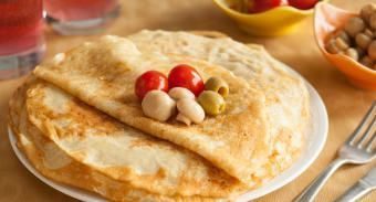 Блины на молоке без яиц — инструкция по приготовлению, шаг 5