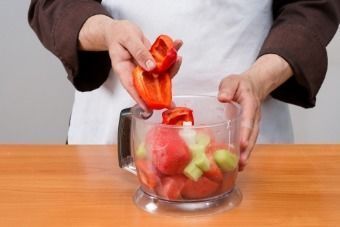 Гаспачо классический — инструкция по приготовлению, шаг 4