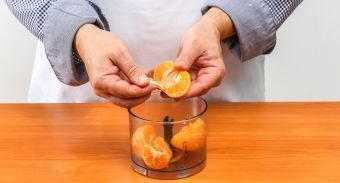 Имбирная панакотта с мандариновым желе — инструкция по приготовлению, шаг 6