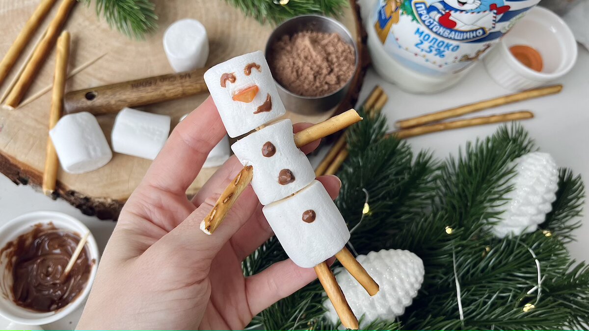 Какао «Снеговичок» — инструкция по приготовлению, шаг 6