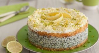 Бисквитный торт с цитрусовым суфле с маком — инструкция по приготовлению, шаг 12