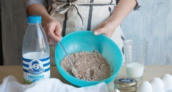 Овсяные оладьи — инструкция по приготовлению, шаг 4