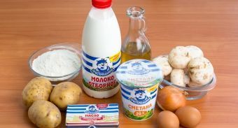 Вареники с картошкой и грибами — инструкция по приготовлению, шаг 1