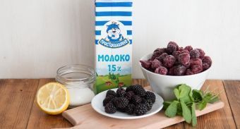 Ежевичный сорбет — инструкция по приготовлению, шаг 1