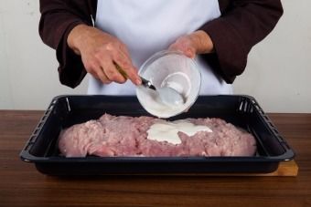 Рулет из индейки с печенкой — инструкция по приготовлению, шаг 5