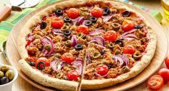 Пицца на овсяном тесте с тунцом — инструкция по приготовлению, шаг 7