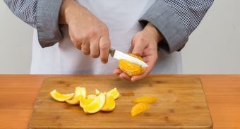 Блины на миндальной муке с апельсинами — инструкция по приготовлению, шаг 8